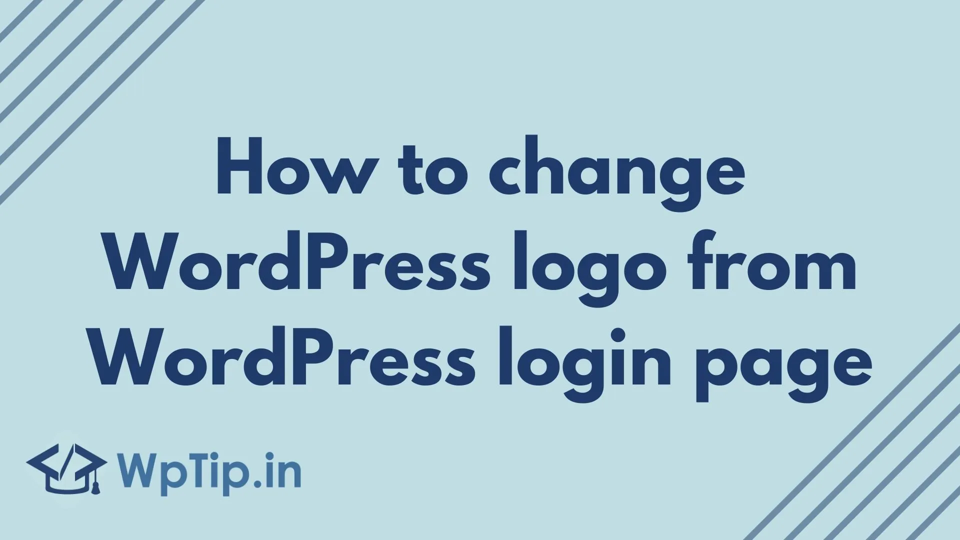 You are currently viewing How to change WordPress logo from WordPress login page
