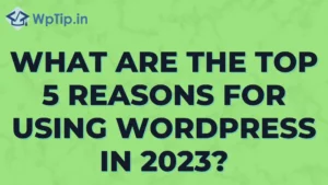 Read more about the article What are the top 5 reasons for using WordPress in 2023?